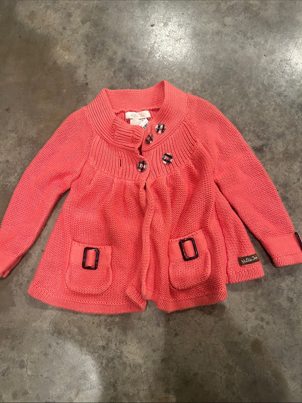 Matilda Jane Coral Knit Button-Up Cardigan